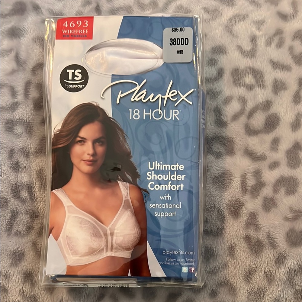 Playtex White Ultimate Comfort Bra